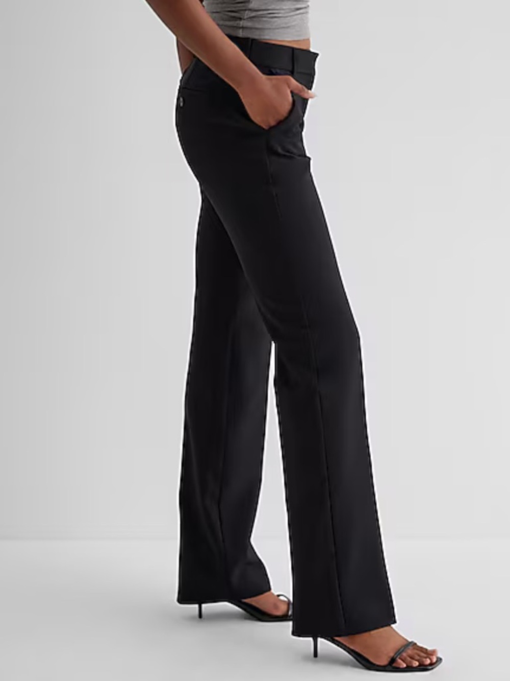 Express Low Rise Boot Cut Pants - Picture 3 of 13